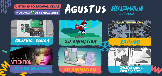  HelloMotion  Academy Kursus  Desain Grafis Animasi  